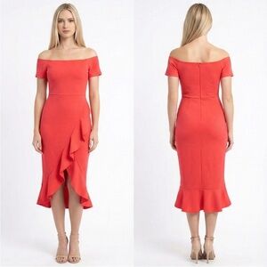 True Violet Coral Dress